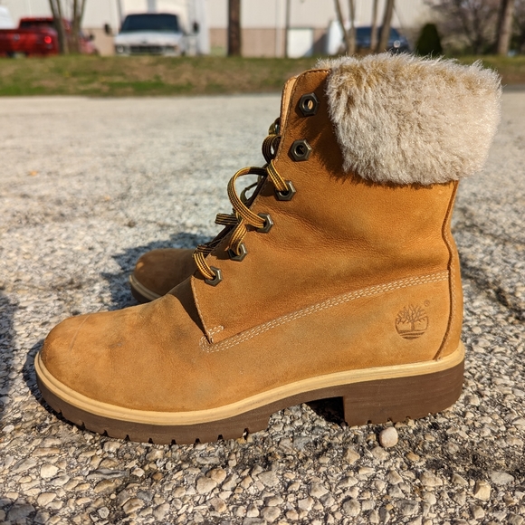 Timberland Shoes - Timberland Fur Boots Women's Size 8M